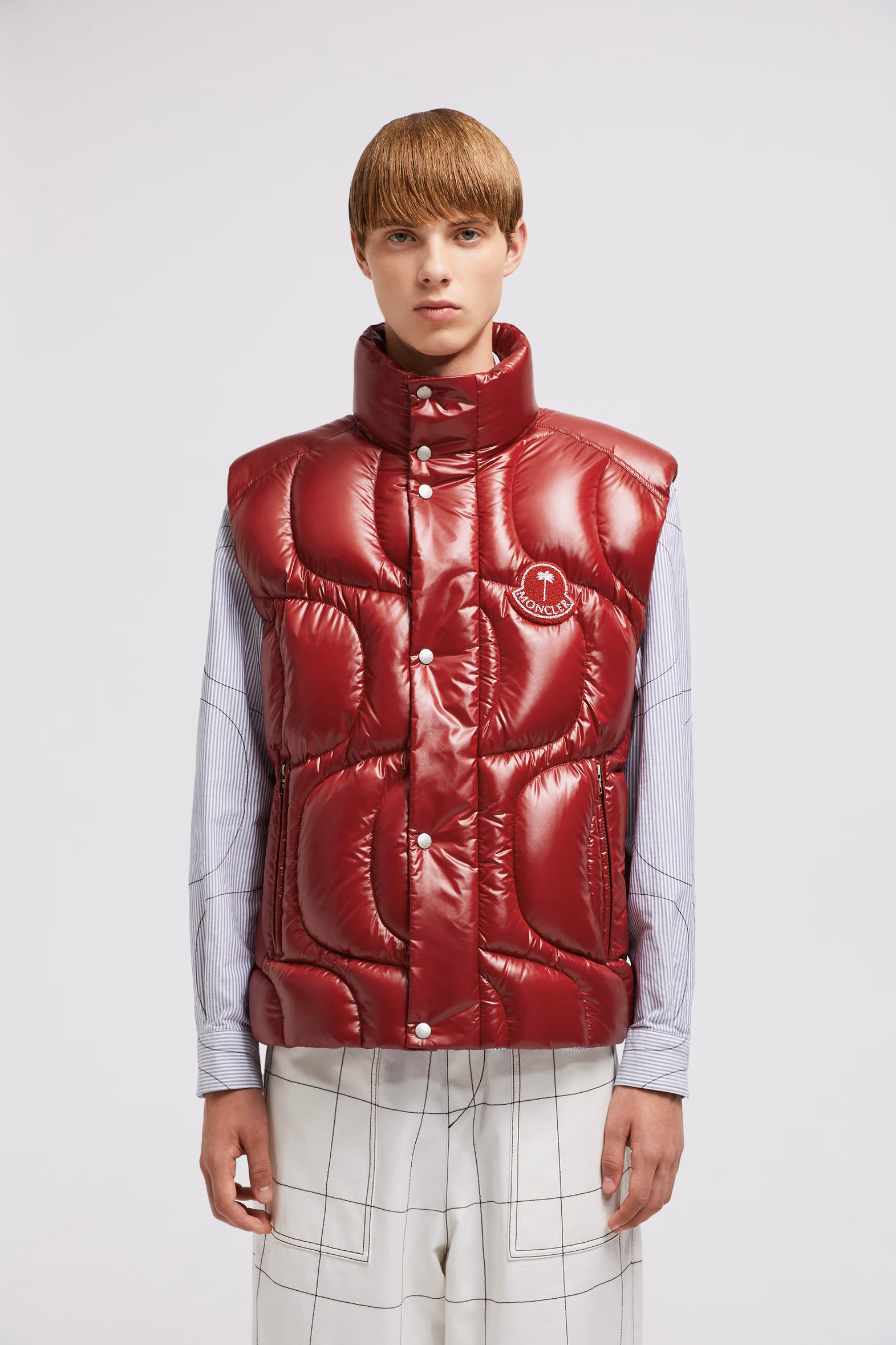 Moncler x Palm Angels Gwenyth Down Vest Gender Neutral Red Moncler 10